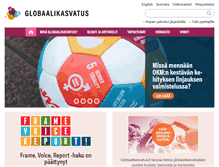 Tablet Screenshot of globaalikasvatus.fi